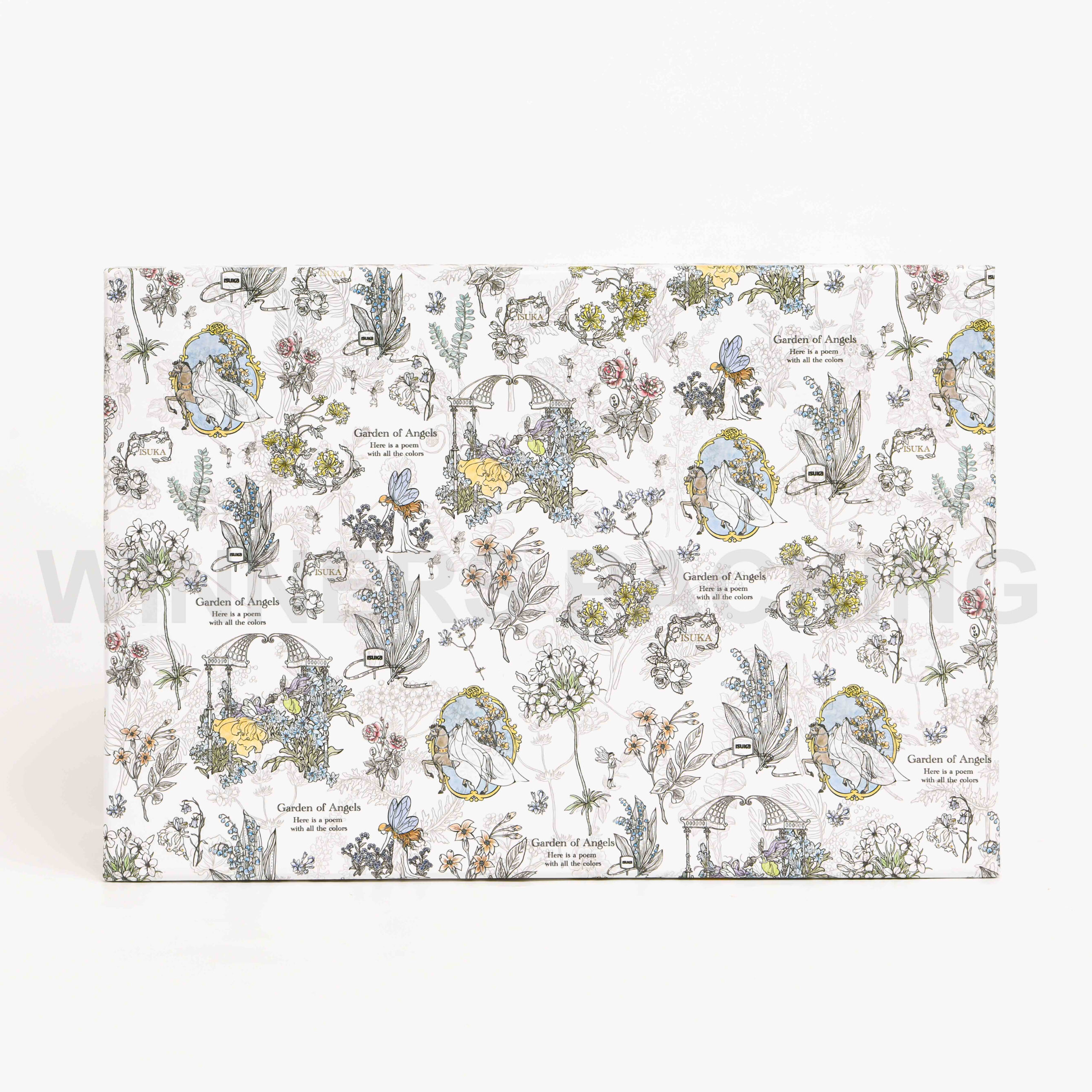 Floral Print Custom Foldable Rigid Box